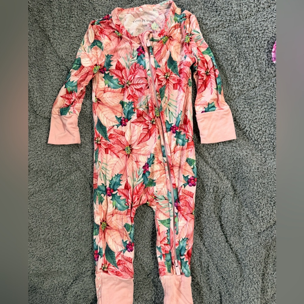 Posh Peanut 3-6 months bamboo pajama/Zippy